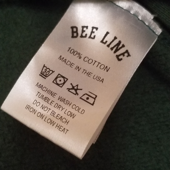 BEE LINE crewneck Reversible Weave /Sz L - Picture 5 of 6